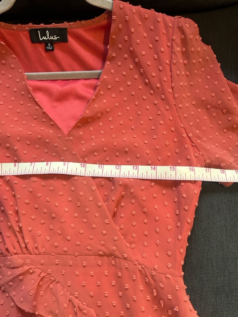 Lulu's Dusty Rose Ruffle Wrap Midi Dress - Picture 13 of 16